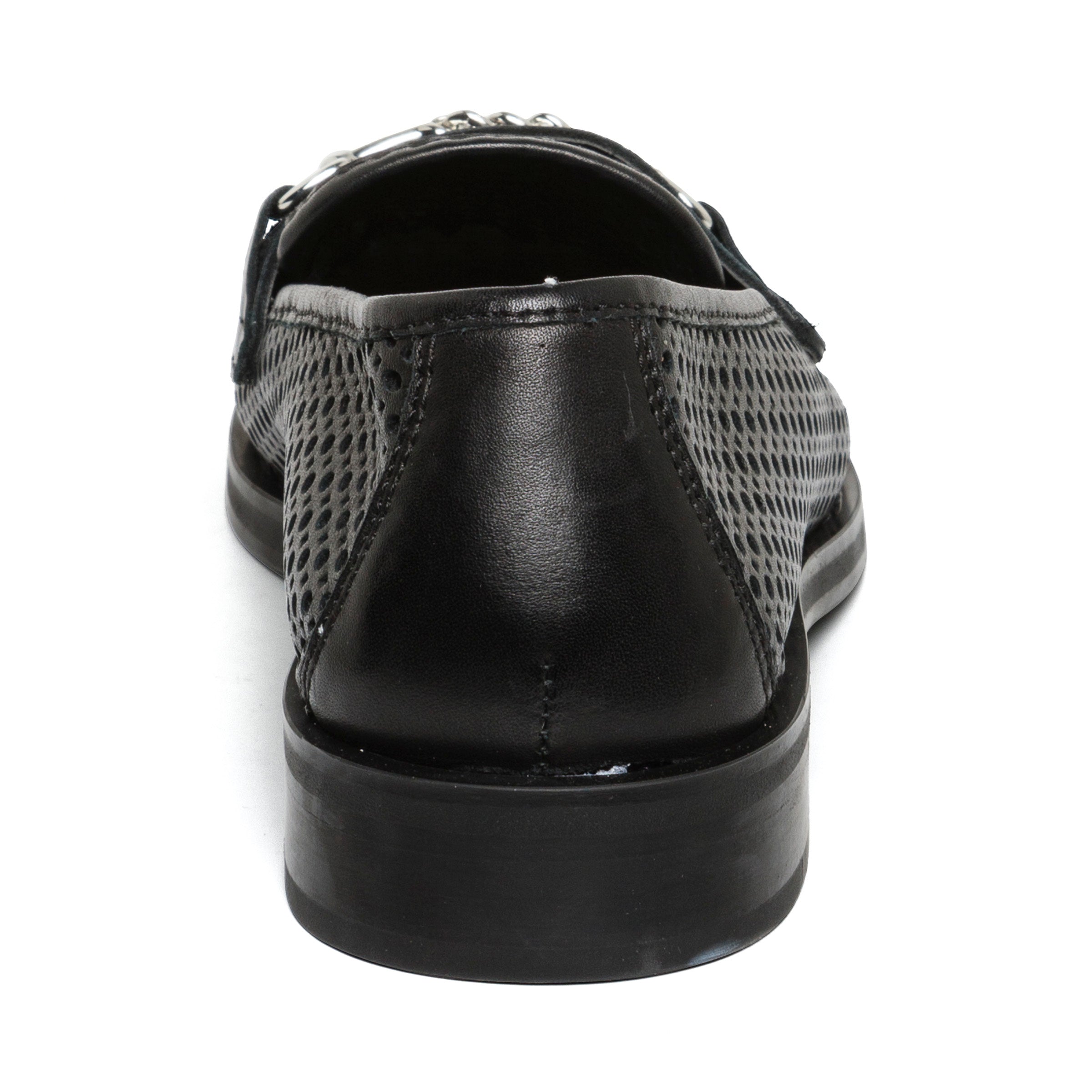 Nafisa Flat Shoe BLACK LEATHER