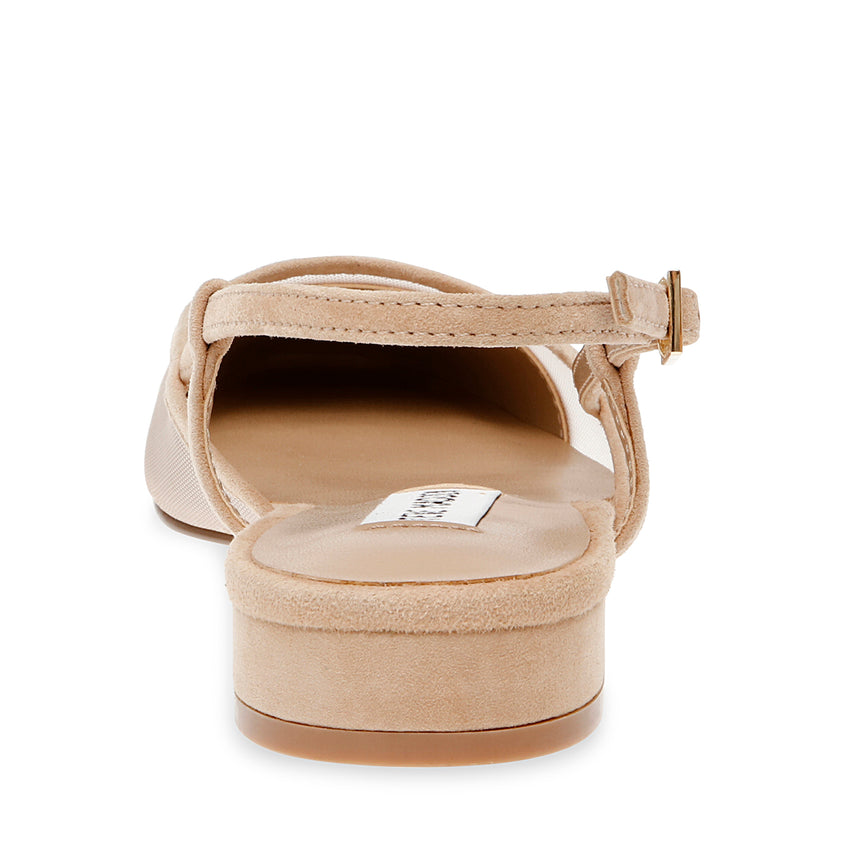 Belinda-M Flat Shoe TAN SUEDE