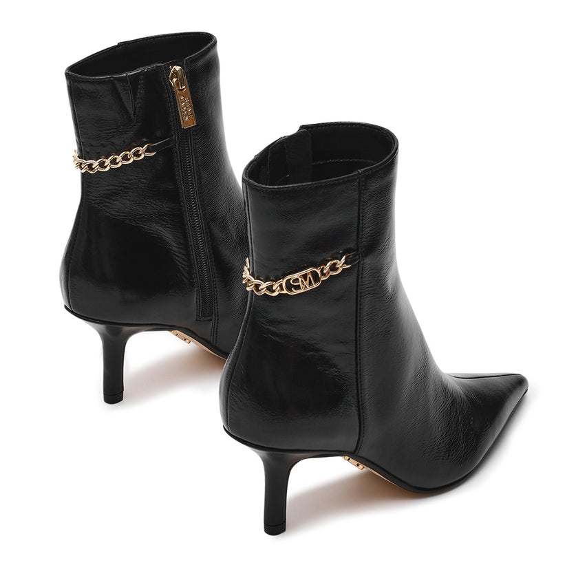 Auora Bootie BLACK LEAT