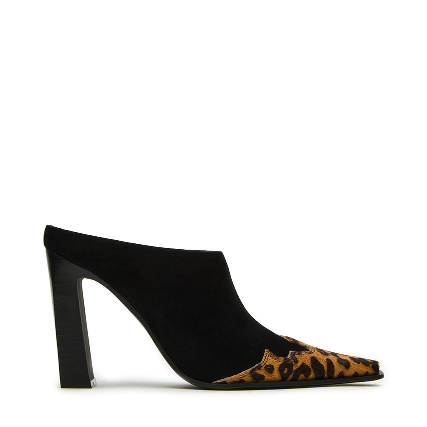 Houston-H Mule BLACK SUEDE