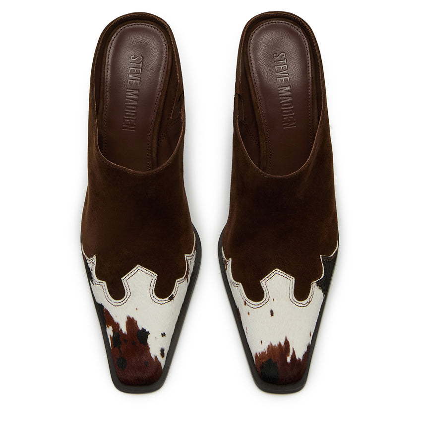 Houston-H Mule BROWN SUEDE
