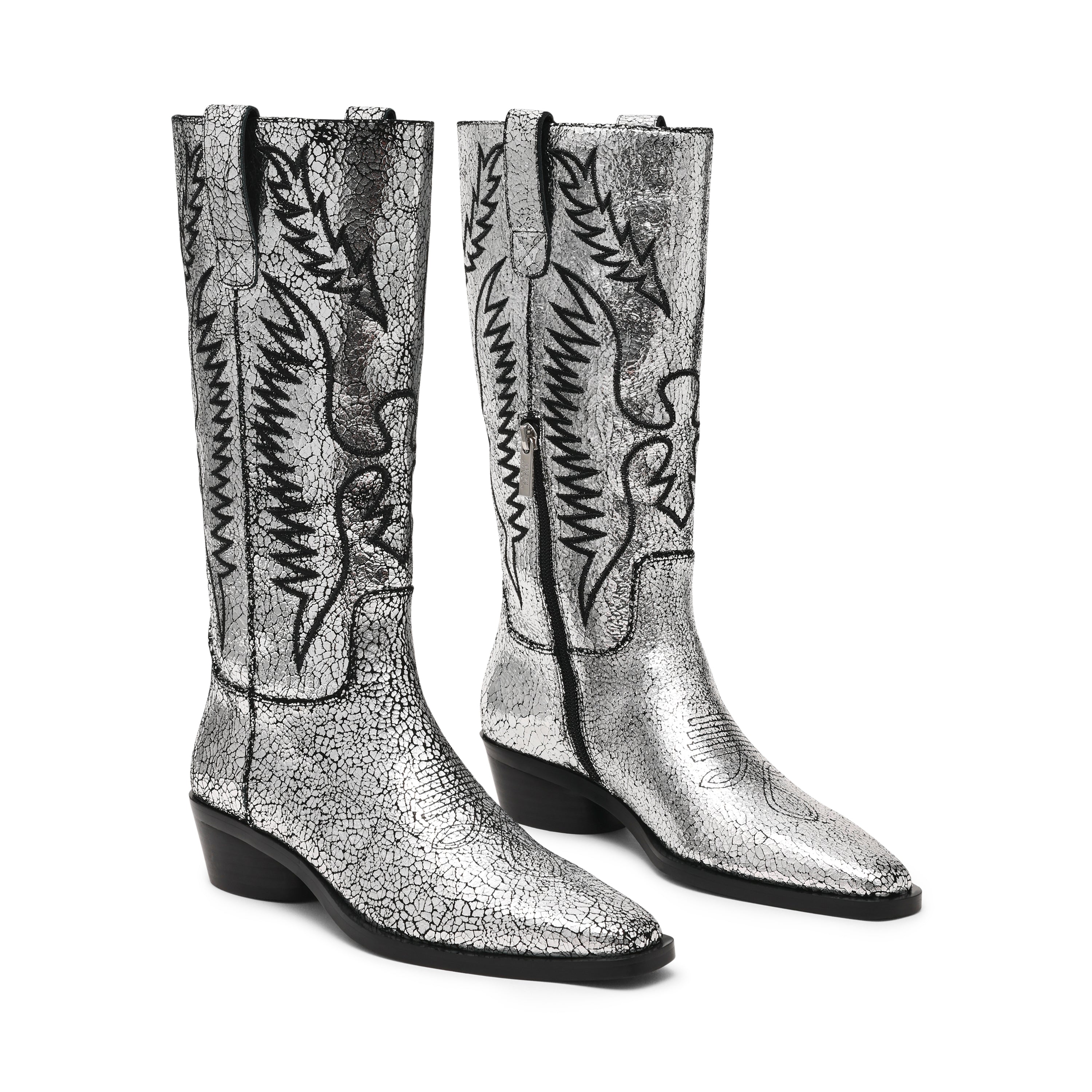 Trevi Boot SILVER LEATHER
