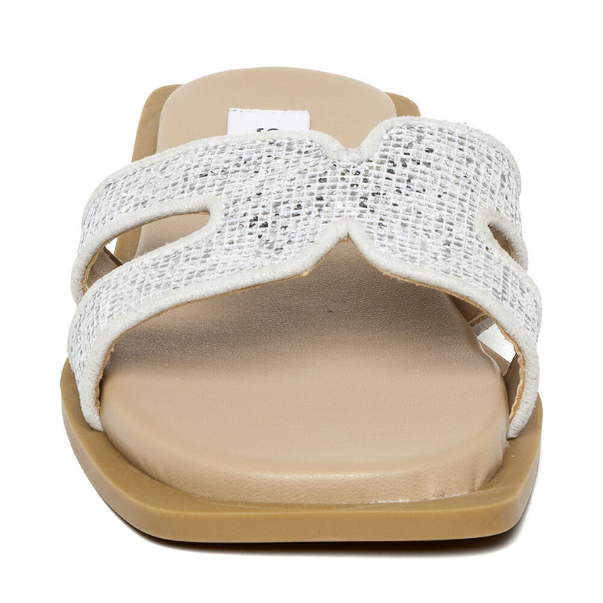 Sofia Slide SILVER GLITTER - view 3