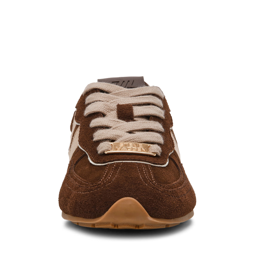 Abbi-SM Sneaker CHO BRN SUEDE - view 3