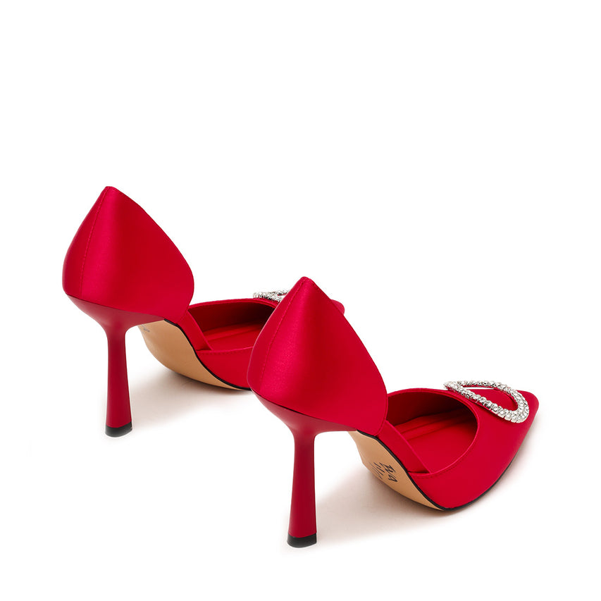 Sparkling Pump RED SATIN