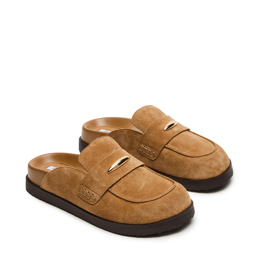 Tobin Flat Shoe CHESTNUT SUEDE