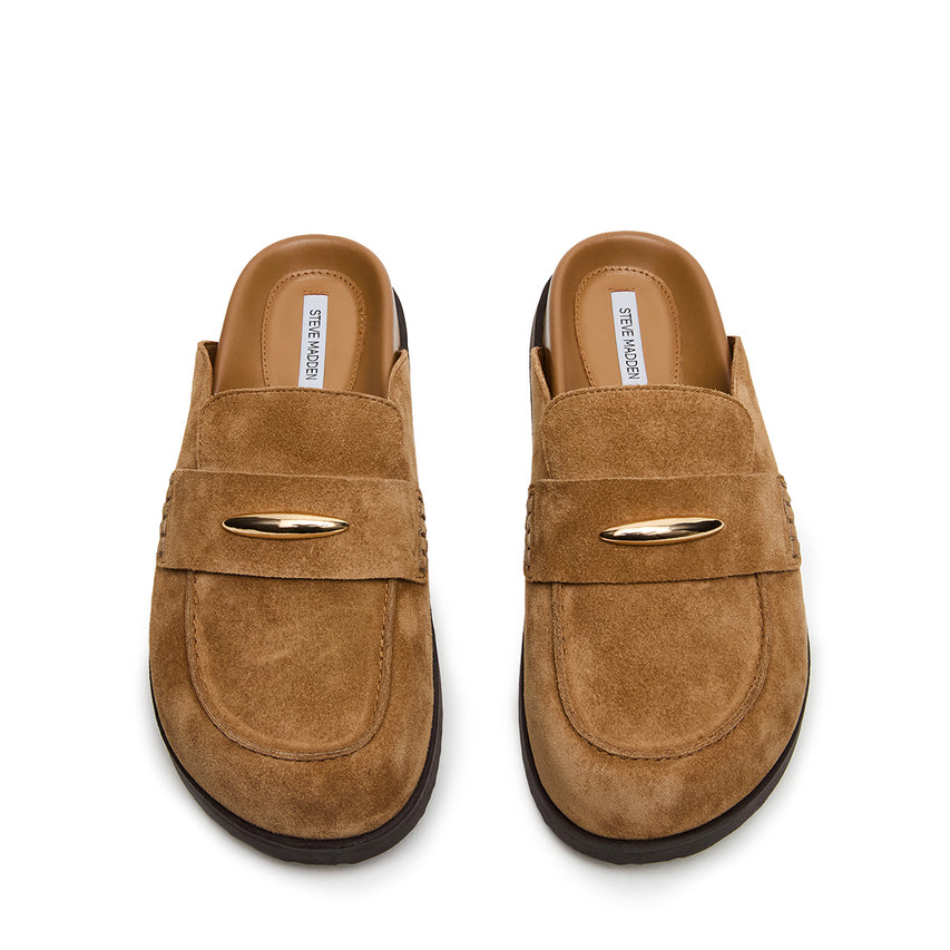 Tobin Flat Shoe CHESTNUT SUEDE