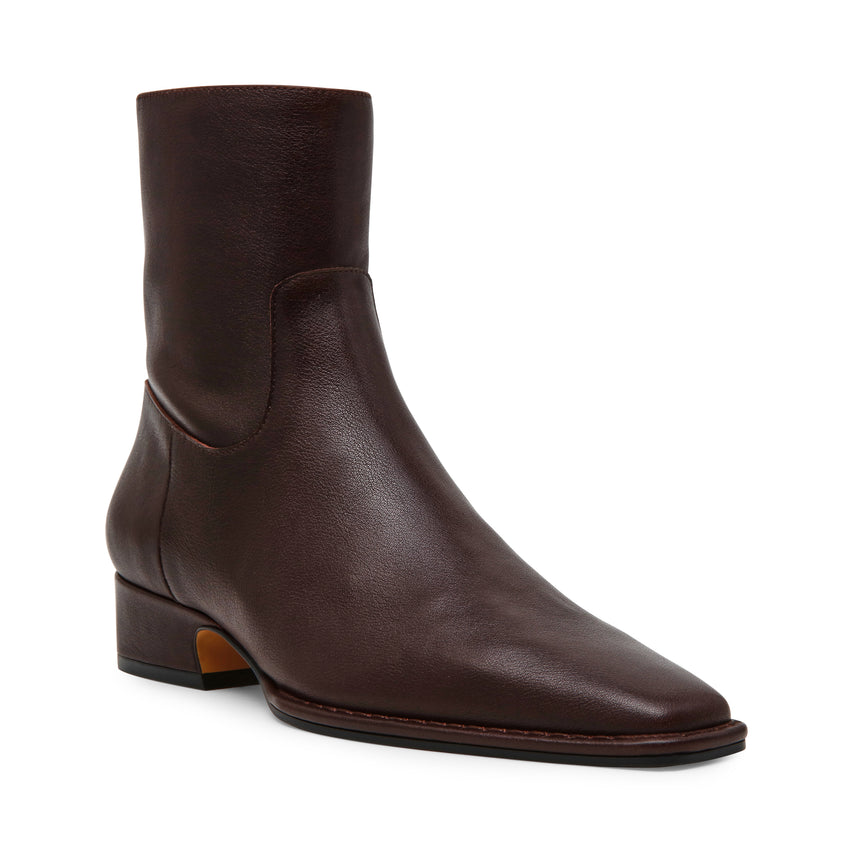 Define Bootie BURG LEATHER - view 2