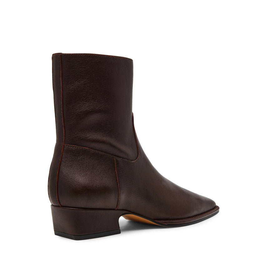 Define Bootie BURG LEATHER - view 5