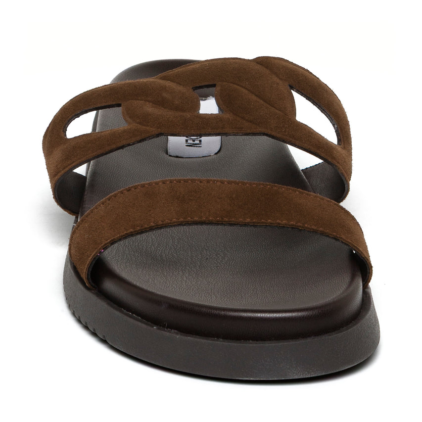 Myrtle Sandal CHOCOLATE BROWN SUEDE - view 3