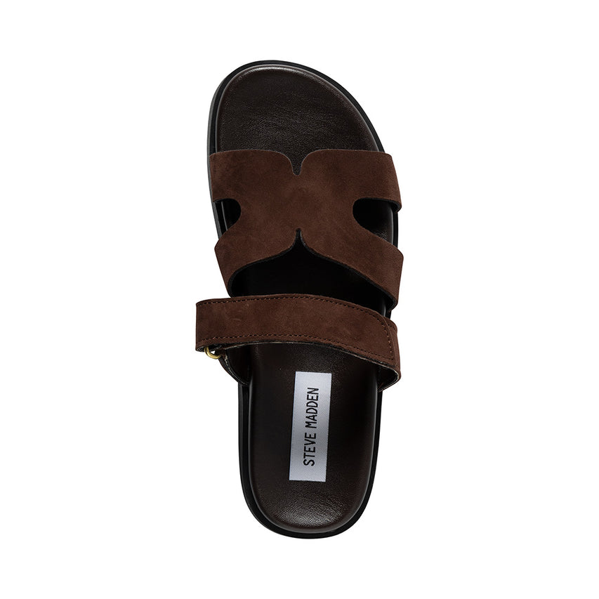 Missile-E Sandal DK BROWN SUEDE