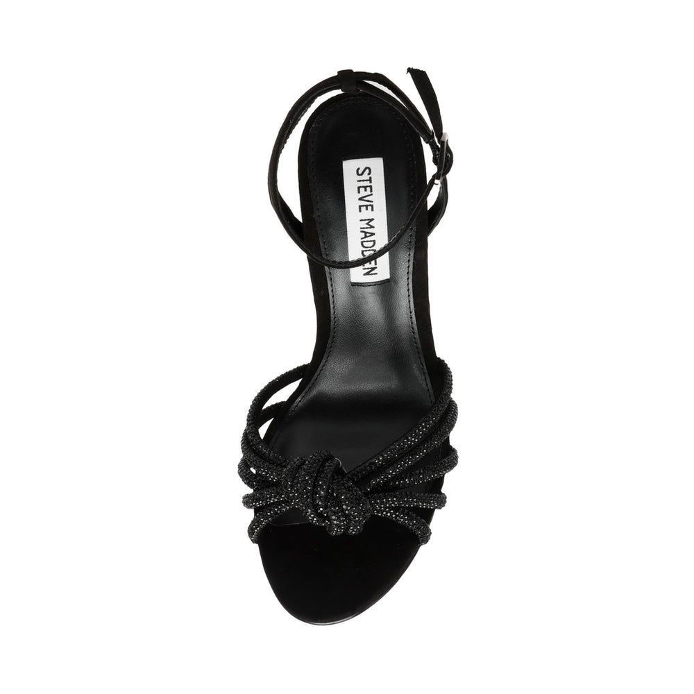 Steve Madden Bedazzle Sandal BLACK CRYSTAL Sandals All Products