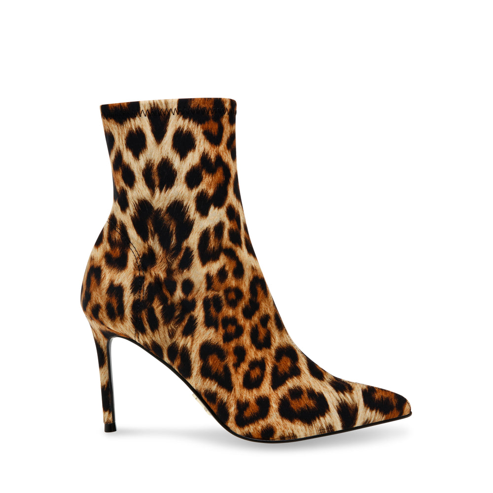 Steve Madden Lannie Bootie BLK/LEOP Ankle boots Women's | Ankle Boots