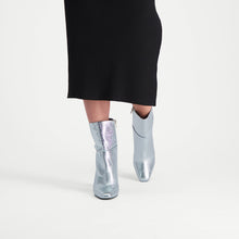 Steve Madden Aisha Bootie SILVER CROCO Ankle boots All Products