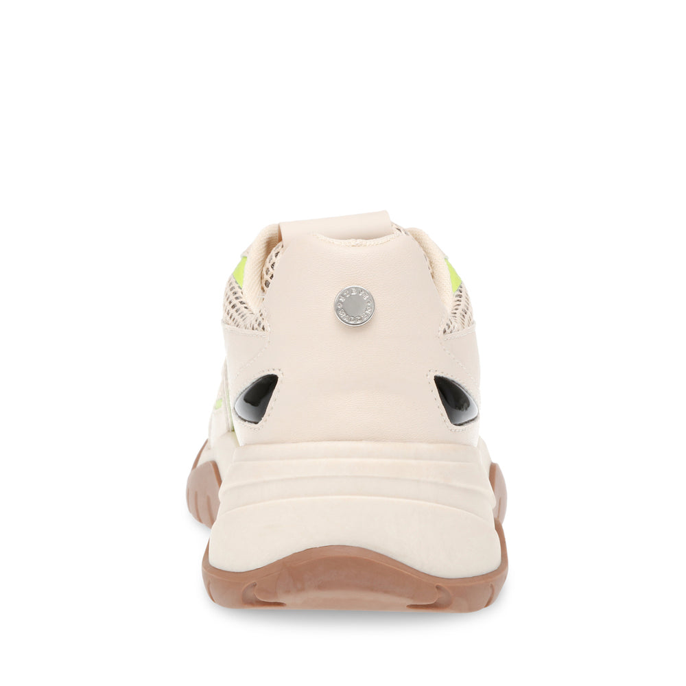 Steve Madden Aventura Sneaker BONE/LIME Sneakers 90's Nostalgia