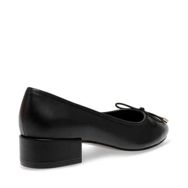 Cherish Flat Shoe BLACK LEATHER