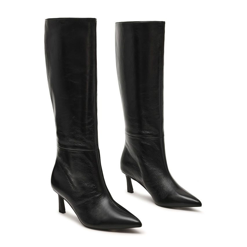 Lavan Boot BLK CRINKLE PAT - view 2