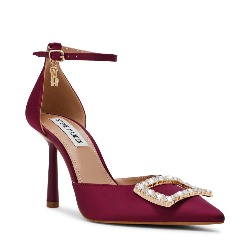 Accession Pump PLUM SATIN
