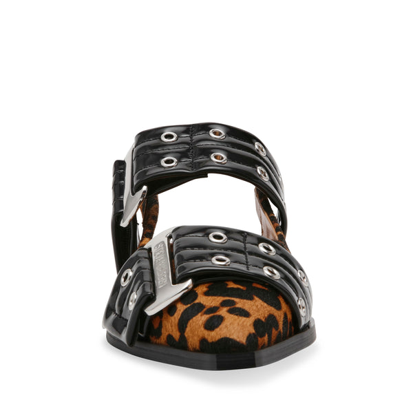 Grand Ave-L Sandal BLACK/ LEOPARD