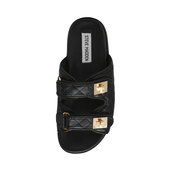 Schmona-CN Slide BLACK LEATHER