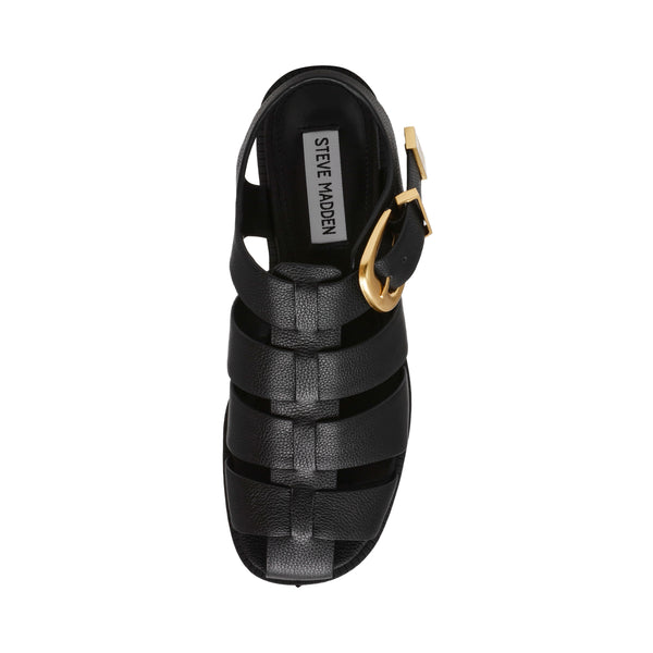 Interstellar Sandal BLK ACTION LEATHER