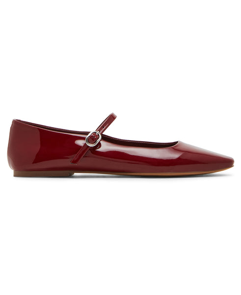 Maple Flat Shoe WINE PATENT