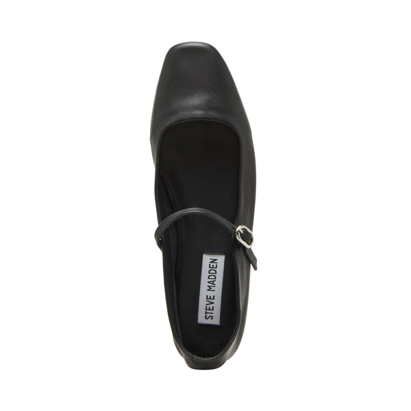 Maple Flat Shoe BLACK LEATHER
