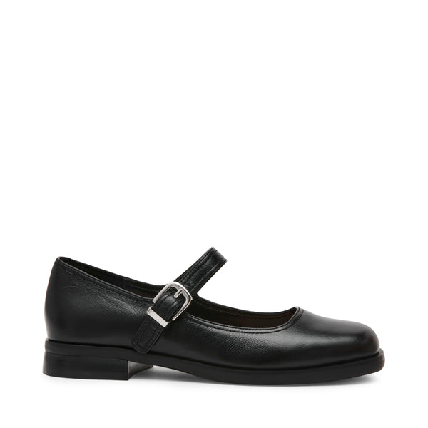 Delancy Flat Shoe BLACK LEATHER