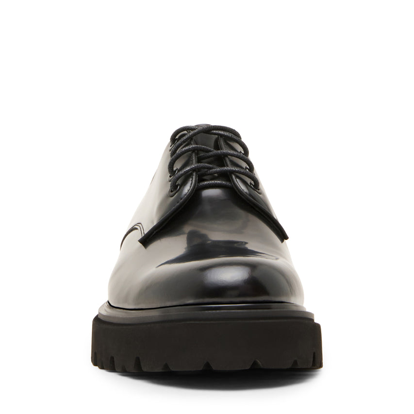 Motala Flat Shoe BLACK LEATHER - view 3