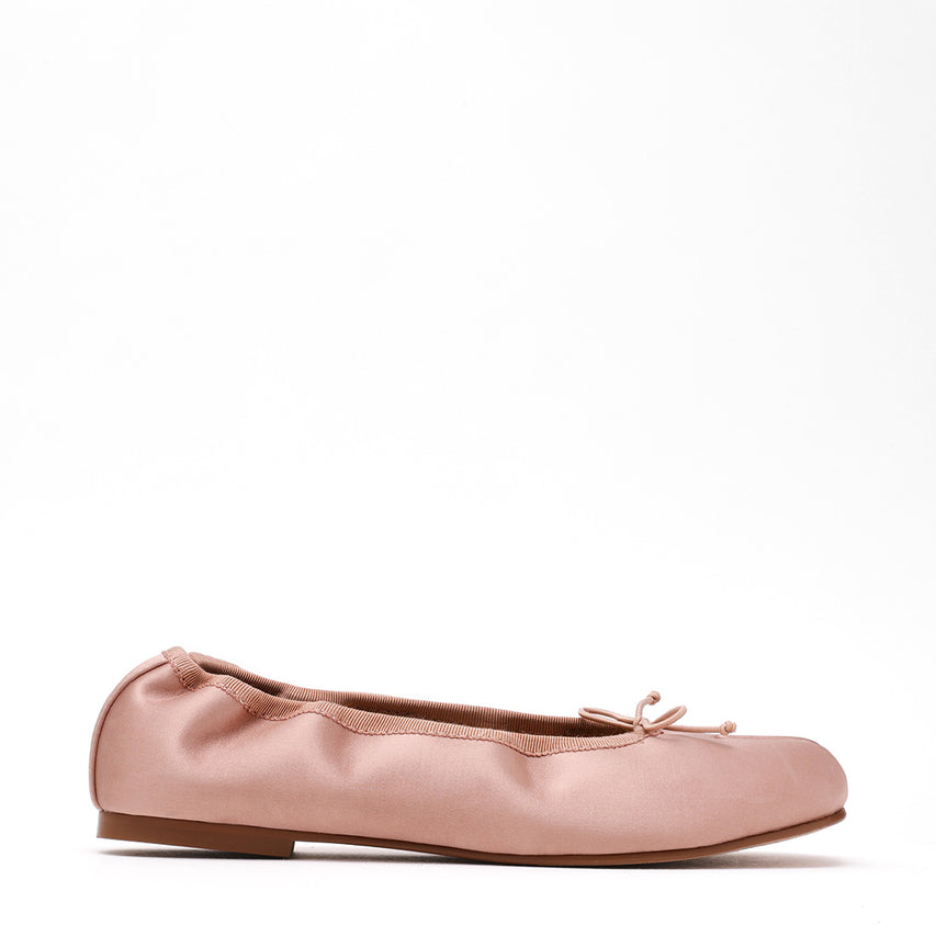 Carin Flat Shoe BLUSH SATIN