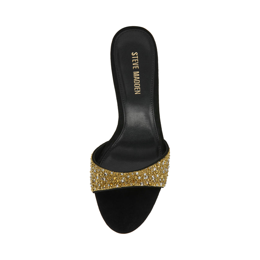 Davina-R Mule BLACK/GOLD - view 6