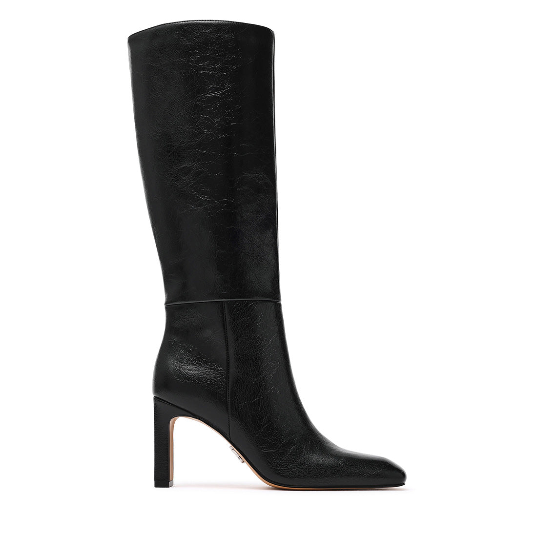Max In Boot BLACK CRINKLE PATENT