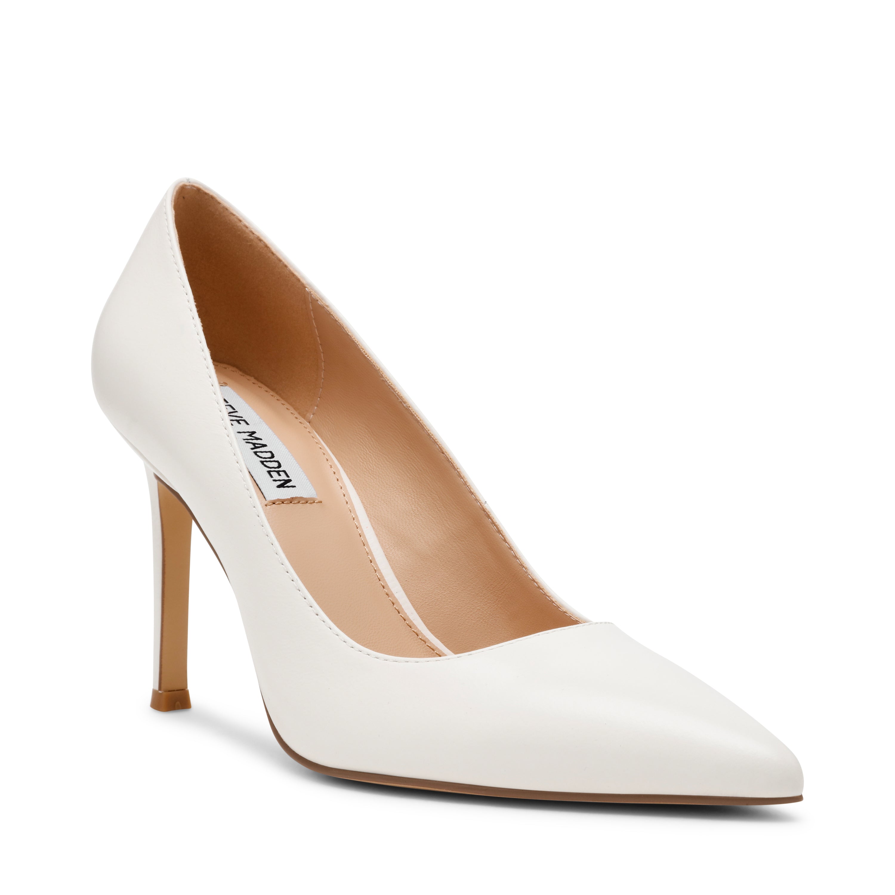 Secured Pump WHITE LEATHER - view 2