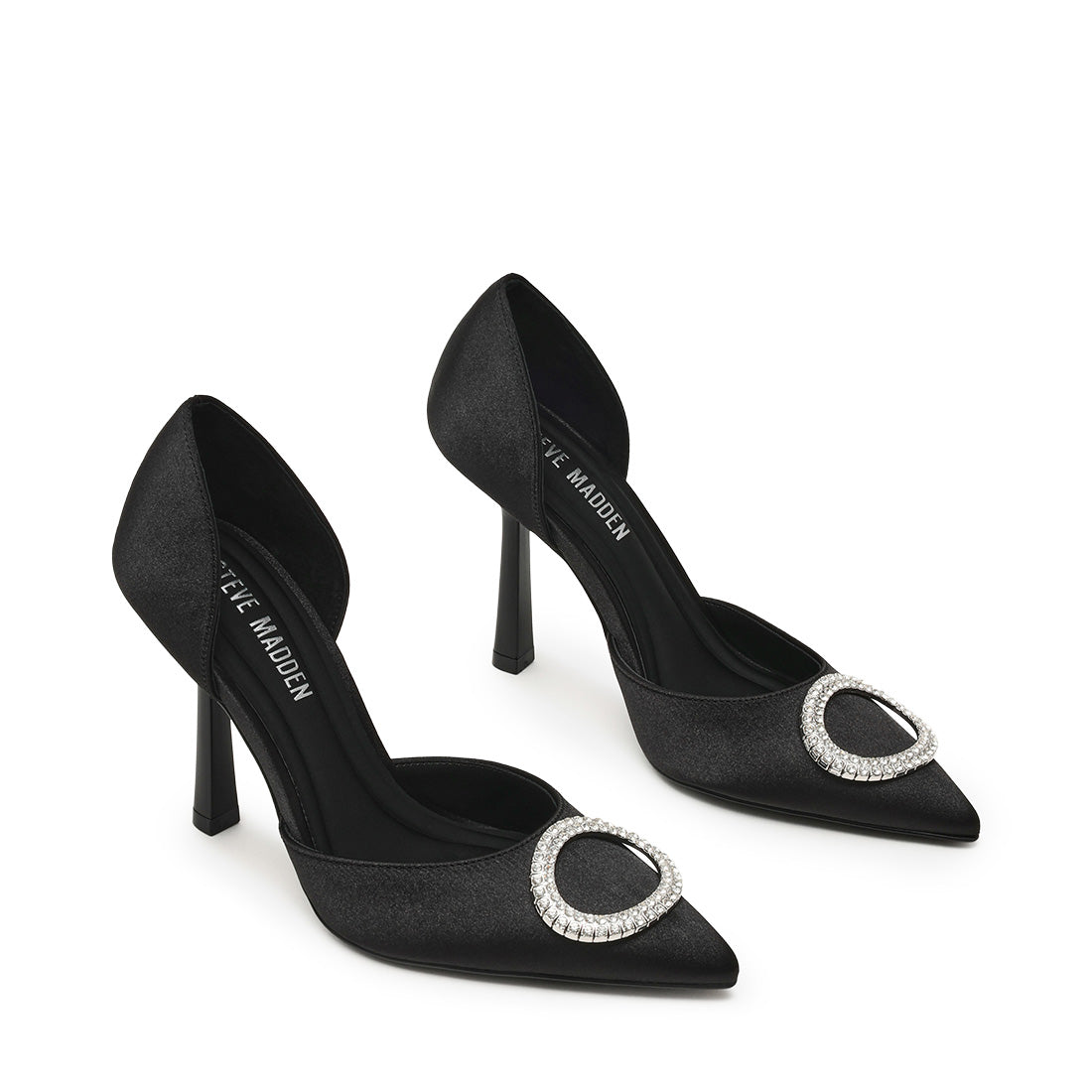 Sparkling Pump BLK SATIN