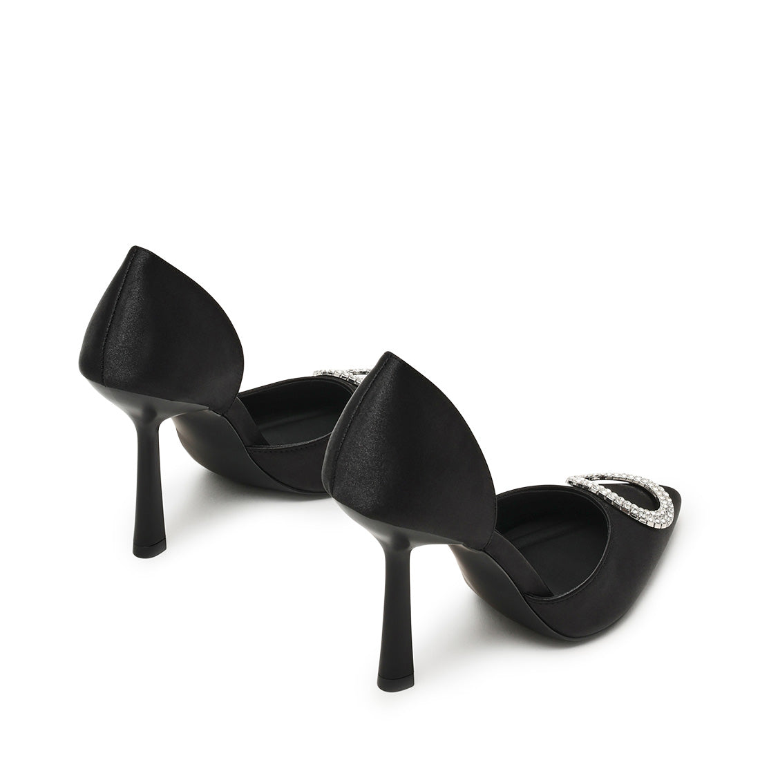 Sparkling Pump BLK SATIN