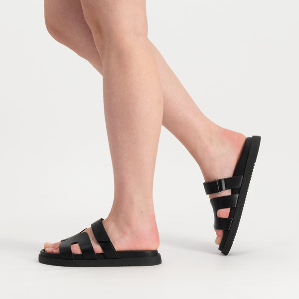 Missile-E Sandal BLK ACTION LEATHER