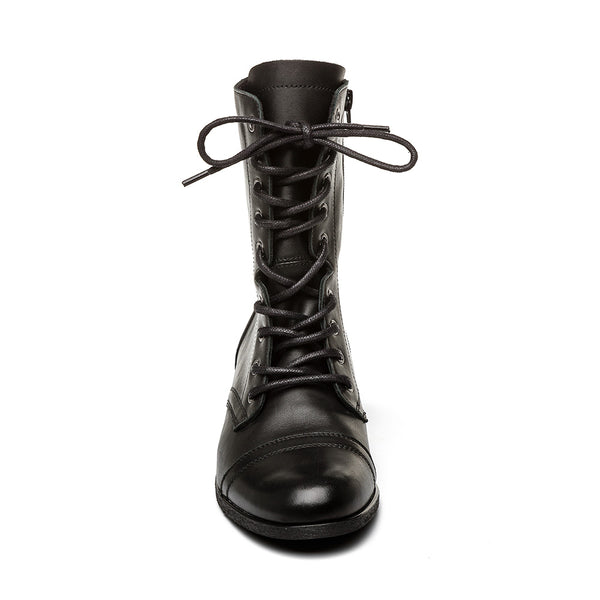 Troopa Ankle Boot BLACK LEATHER