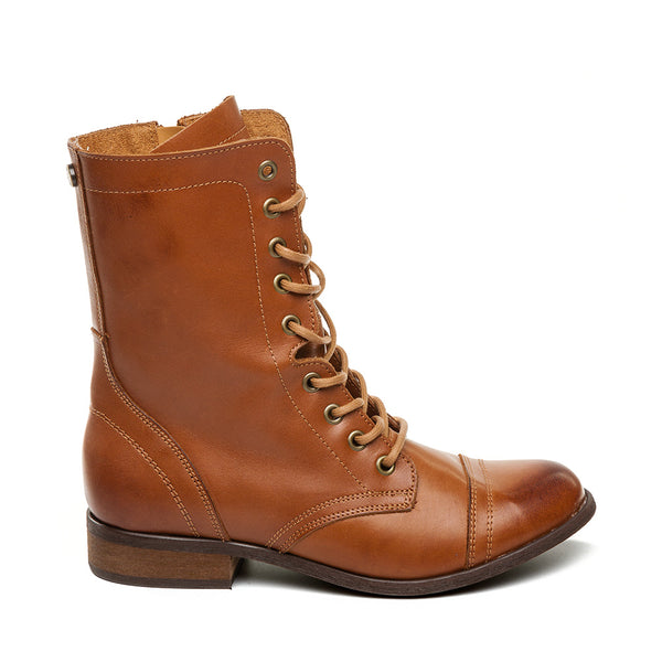 Steve Madden Troopa Ankle Boot COGNAC LEATHER Ankle boots All Products