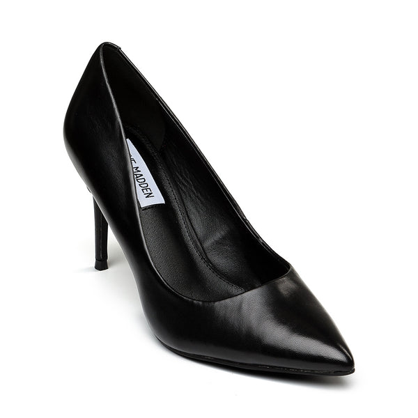Steve Madden Lillie Pump BLACK LEATHER Pumps All Products