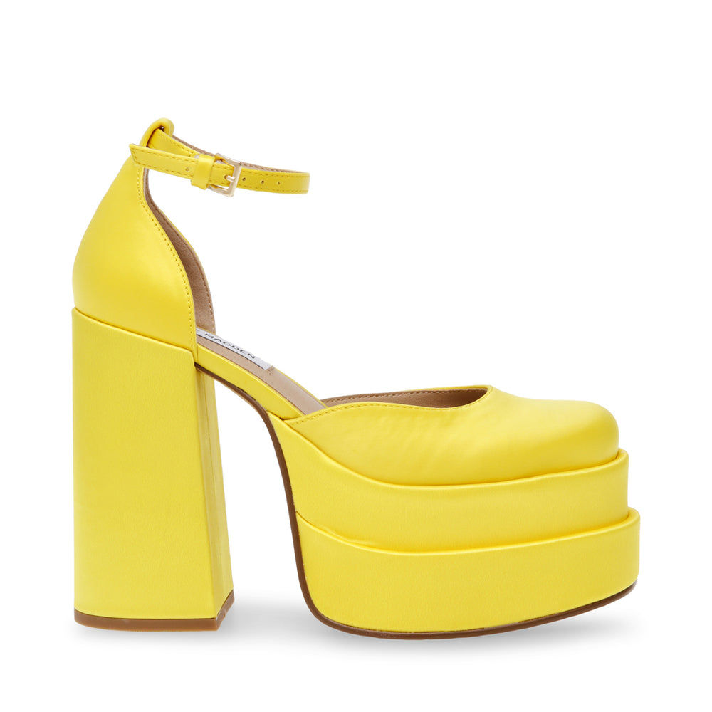 Steve Madden Charlize Sandal YELLOW SATIN Sandals All Products