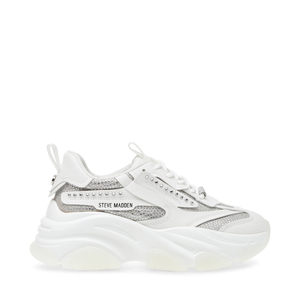 Steve Madden Possesionr Sneaker WHITE Sneakers All Products