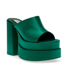 Steve Madden Cagey Sandal EMERALD SATIN Sandals All Products