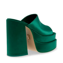Steve Madden Cagey Sandal EMERALD SATIN Sandals All Products