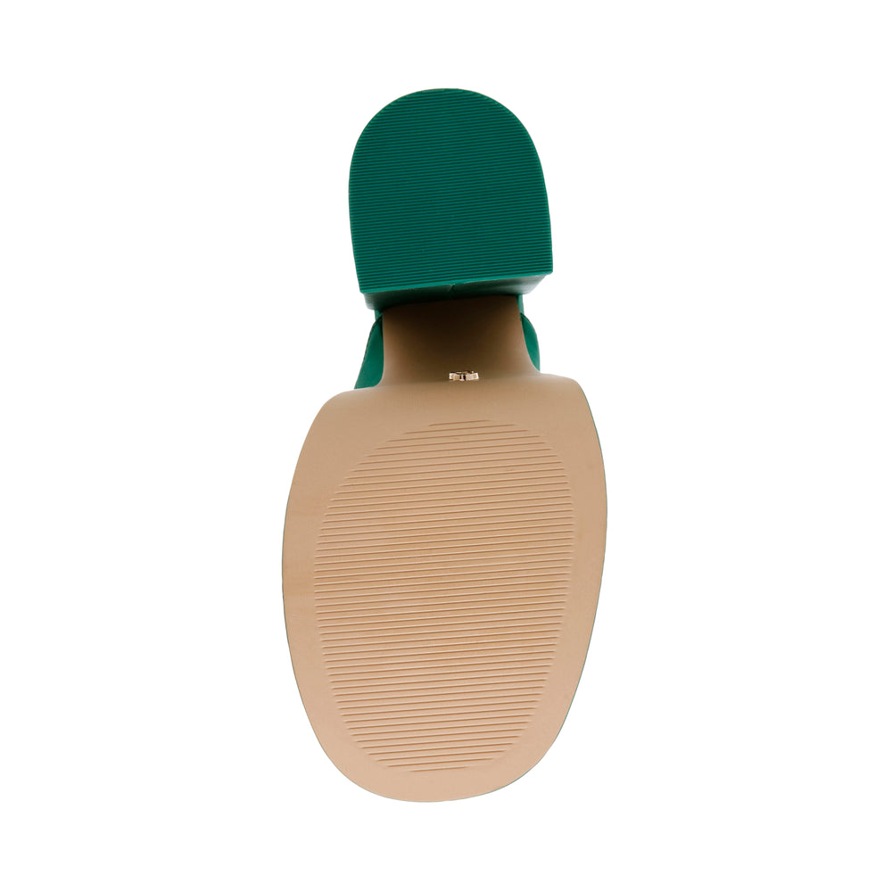 Steve Madden Cagey Sandal EMERALD SATIN Sandals All Products
