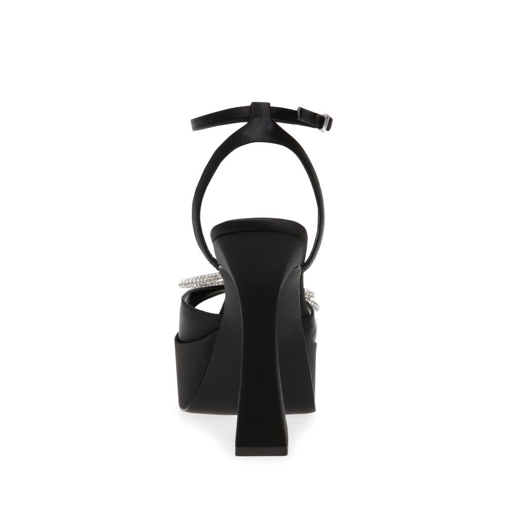 Steve Madden Darla Sandal BLACK SATIN Sandals All Products