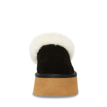 Steve Madden Chaplin Slide BLACK SUEDE Slides All Products