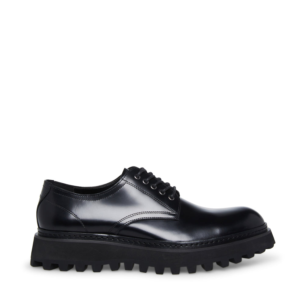 Steve Madden Men Torrin Lace-up BLACK LEATHER Casual 90's Nostalgia
