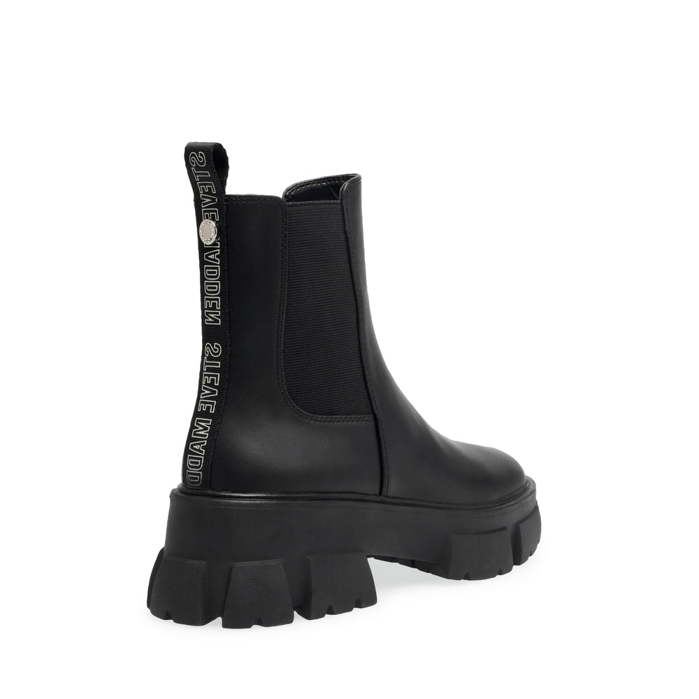 Steve Madden Tunnel Bootie BLACK LEATHER Ankle boots All Products