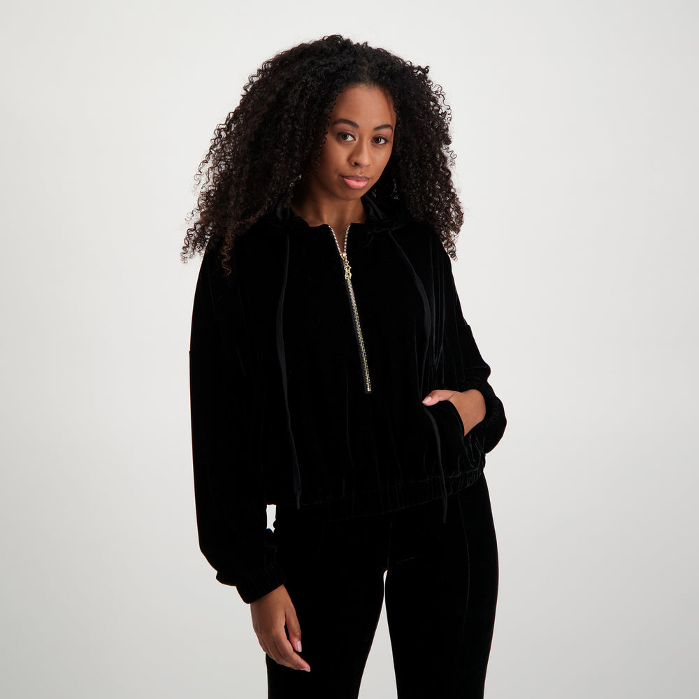 Steve Madden Apparel Myla Hoodie BLACK Sweaters All Products